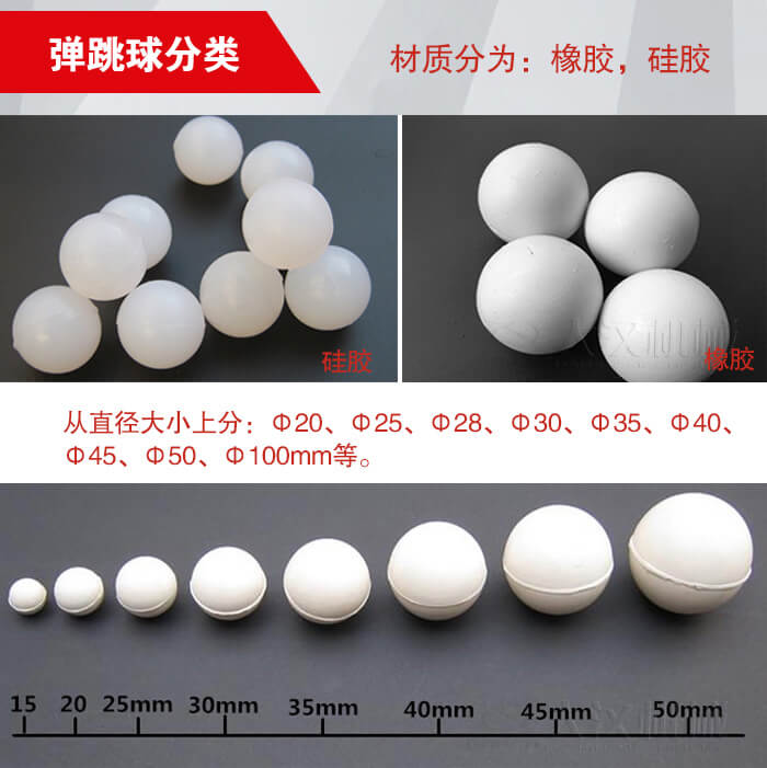 彈跳球由：硅膠于橡膠兩種材質。不同材質有不同的優(yōu)勢。